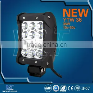 Water Proof Quad Row 4 Inch 36w Led Bar Light 2520lm Aluminum Rigid Led Light Bars thumbnail-2