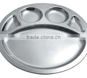 Stainless Steel 5 Compartment Tray thumbnail-1
