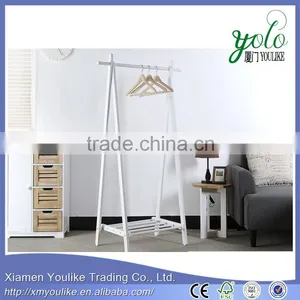 Hot Sale Heated Wooden Coat Rack Wooden Bamboo Clothes Tree thumbnail-4