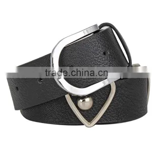 Alloy Pin Buckle Belt Female Heart Design thumbnail-1