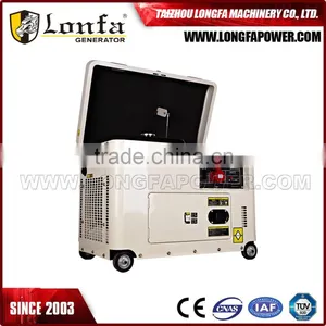 High Quality 7.5KVA Silent Diesel Generator 50Hz 220V Small Silent Diesel Generator thumbnail-3