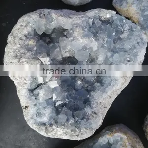 Natural Blue Calcite Crystal Geodes for Wholesale thumbnail-2