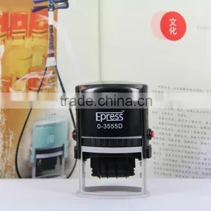 China Epress Brand Personalized Rubber Oval Date Self Ink Stamps thumbnail-2