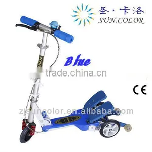 Dual Pedal Scooter For Kids With Adjustable Handlebar Height thumbnail-2