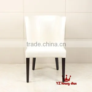 White Color Simple Design Leather Restaurant Booth With Arm YA801 thumbnail-1