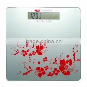 Digital Bathroom Scale With Clock thumbnail-1