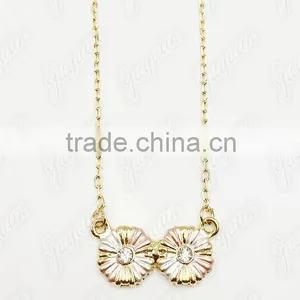 Juyuan Fashion 18K Gold Three Color Crystal,rhinestone Baby Set thumbnail-3