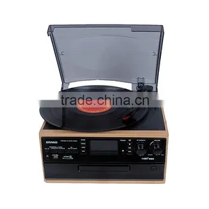 Rain Lane Classical AM FM Portable Radio With USB SD Card Slot Record Player thumbnail-4