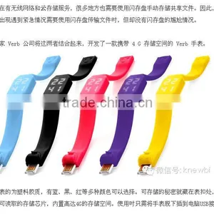 Silicone LED Watch USB Disk Function Temperature Detection Watch W1S thumbnail-3