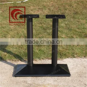 Factory Direct Special, Wrought Iron Metal Table Legs, Double-column Steel Table Frame thumbnail-2