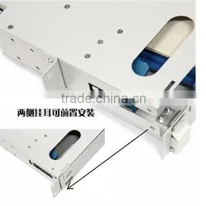 1U Rack Mount 19 Inch Fiber Optic Odf, Fiber Optic Distribution Patch Panel,24 Fibers Odf/24 Cores Fiber Patch Panel thumbnail-3