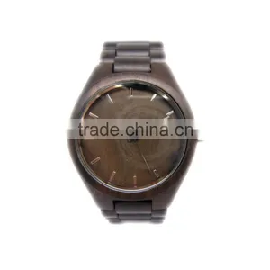 2015 Nature Wooden Men Watch Eco-friendly Maple Sandalwood Wooden Wristwatch Gift Wood Watch thumbnail-2