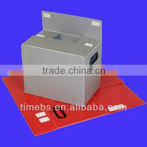 Corrugated Plastic Collapsible Storage Box thumbnail-1