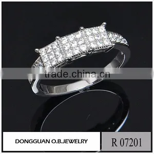 2015 Vogue Jewelry Handmade Brass Micro Pave Jewelry Ring thumbnail-1