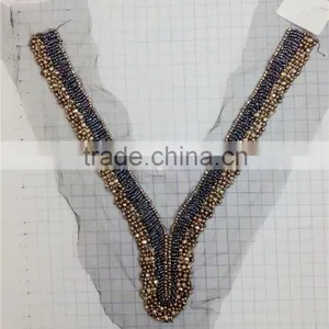 Fashion Wholesale Beaded Handmade Neck Design thumbnail-1