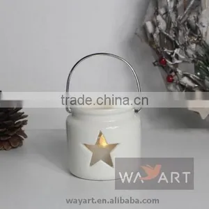 Special Design Ceramic Tealight Christmas Tree Candle Holder for Home Decor thumbnail-3