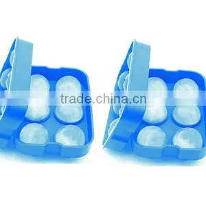 Food Grade Silicone Ice Ball Mold 6 Cavities Ice Cube Tray thumbnail-1
