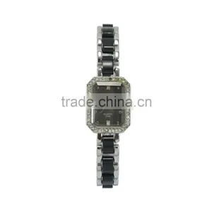 New Models Fashion Square Silicone Band Diamond Watch Women Bracelet thumbnail-4