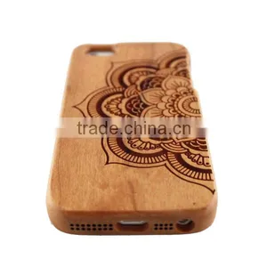 OEM Custom Laser Design Wood Cell Phones Cases for i6 /i6s/i6 Plus thumbnail-3