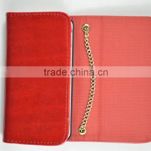 2016 Hot Sale PU Leather Case for Iphone6 With Triple-folded Three Times as Fashion Bag thumbnail-4