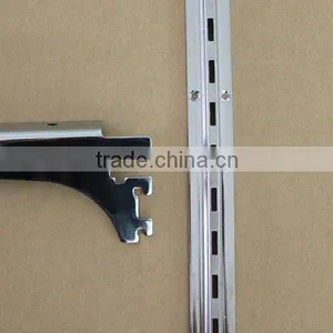 Chrome Plating Single Slot Upright,Wall Display Shelf Channel thumbnail-2