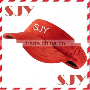 100%Polyester Custom Dri Fit Mesh Tennis Visor Hat thumbnail-2