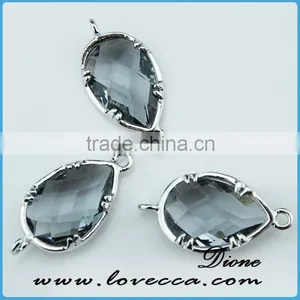 Black Crystal Gold Alloy Wholesale Glass Pendant thumbnail-6