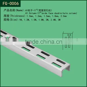 Metal Double Hole Strut Slotted Channel for Shopping Mall thumbnail-1