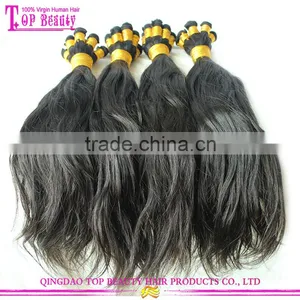 Hot!!! Wholesale Unprocessed Human Hair Wavy 100%hand Tied Virgin Indian Remy Hair Weft thumbnail-2