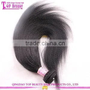 7A Grade Italian Yaki Straight 16 Inch Hair Weave Wholesale High End Quality Ebony Yaki Hair Weave thumbnail-2