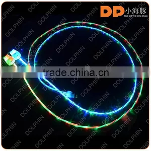 New Technology Usb Charging Cable Dual Color Flash Light LED Usb Otg Cable for Ipad Mini thumbnail-3