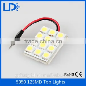 Super Bright High Quality T10 BA9S DC 12v 5050 12smd Bus Reading Light thumbnail-4