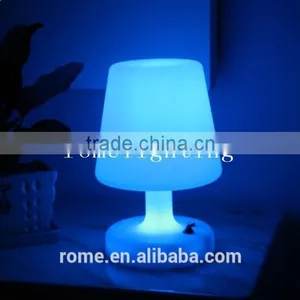 Plastic Waterproof Plastic Colourful Light-emitting Led Desk Lamp thumbnail-2