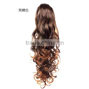 Wholesale Cheap Clip in Ponytail Synthetic Hair Extension thumbnail-1