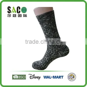 Grey Melange Free Knitting Heavy Man Socks thumbnail-1