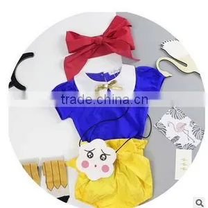 Wholesale Baby Clothes Supplier Kids Shirt and Shorts With Head Band thumbnail-2