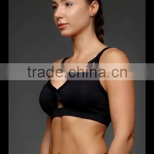 Kiteng Keyhole High Quality Sports Bra With Wicking Fabric and Padding Office In United States (USA) Small Minimum thumbnail-2
