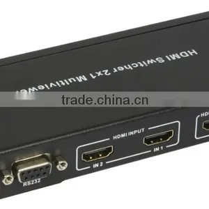 2X1 Multi-Viewer With HDMI 2X1 Switch Support PIP-picture in Picutre, RS232 and IR thumbnail-2