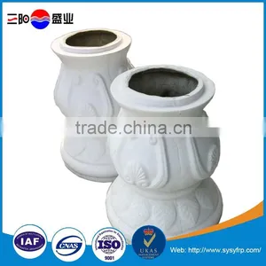 Chinese Outdoor Planter FRP Fiberglass Flower Garden Pot thumbnail-2