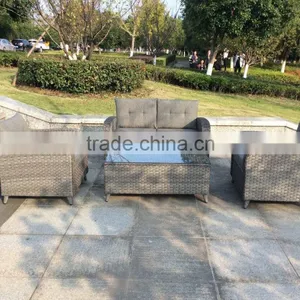 New Arrival Cheap All Weather Outdoor Garden Rattan Furniture Sofa Set thumbnail-1