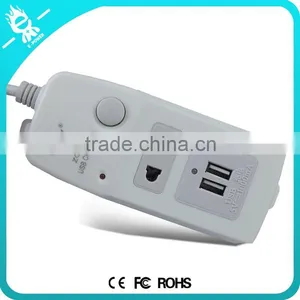 Extension Wall Electrical Switch Usb Socket Power Strip With 2 Usb Port Output thumbnail-5