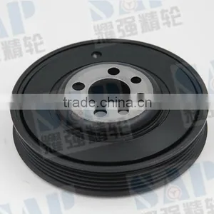 Crankshaft Pulley Diesel Serpentine Harmonic Balancer Damper for Audi TT VW Beetle Golf GTI Jetta thumbnail-3