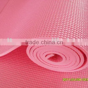 8mm Thick Pink Color PVC Yoga Mat thumbnail-1