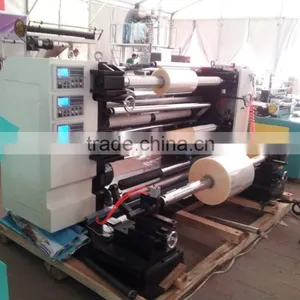 Vertical Type PE PET BOPP PVC FILM ROLL SLITTING MACHINE thumbnail-5