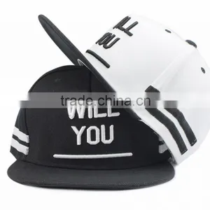 Flat Brim Hats With Printing Snapback Caps Hot Sale Hip Hop Cap thumbnail-1