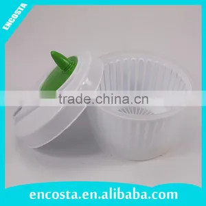 Mini 1.4 Quart Plastic Manual Fruit and Vegetable Salad Spinner thumbnail-1
