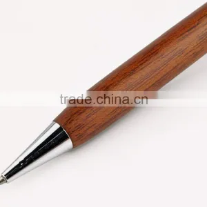 Fashion Twisted Wooden Ball Pen ,metal Ball Pen ,good Quality Gift Pen thumbnail-4