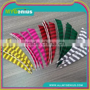 Archery Vanes And Stripe Feather Arrow For Archery Arrow Shooting thumbnail-1