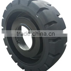Deep Tread and Lug Pattern Industrial Solid Tire Manufacturer thumbnail-2