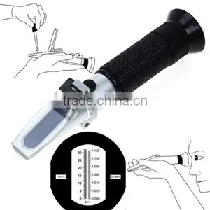 Black Rubber Strip Brix & Beer Sugar Wine Wort SG 0-32% Refractometer thumbnail-1
